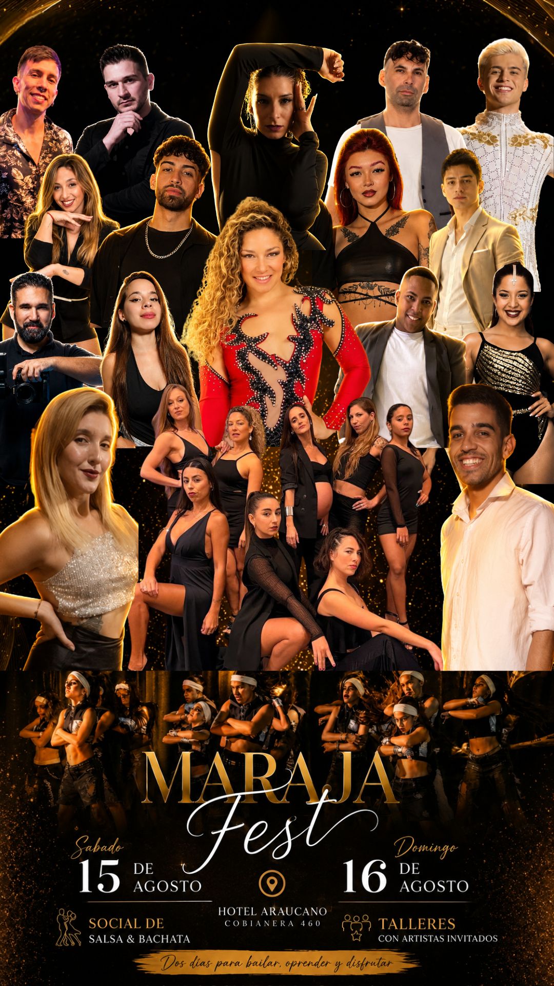 Flyer oficial Marajá Fest 2026 con artistas participantes