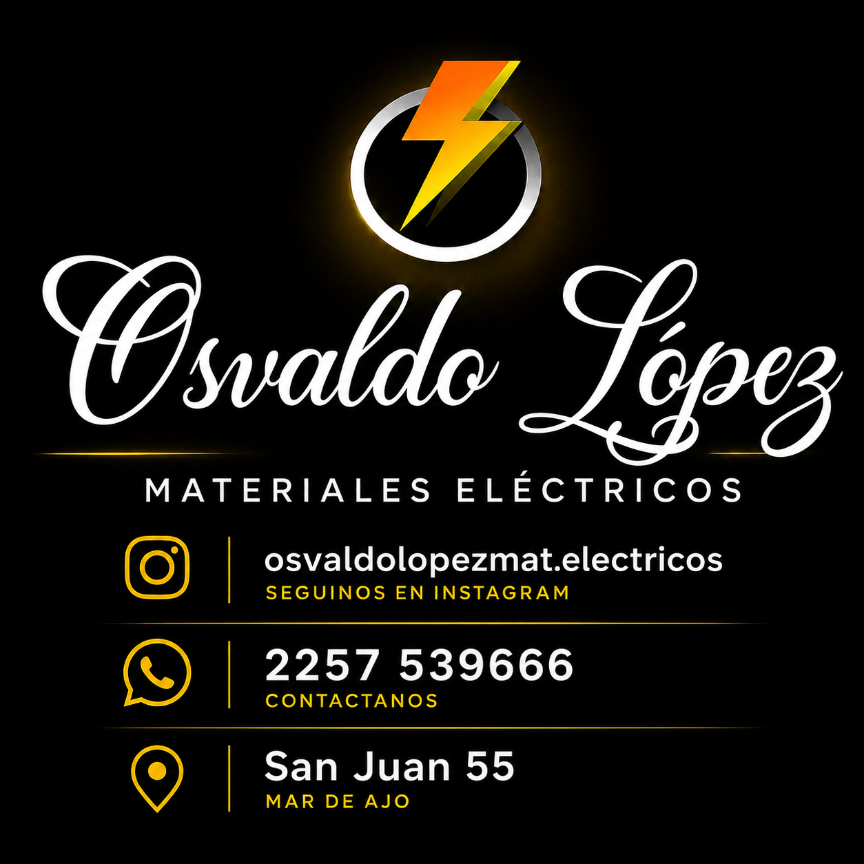 Osvaldo López Materiales Eléctricos